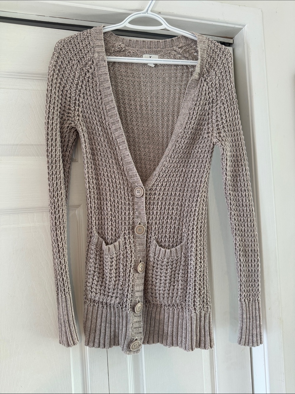 Vintage American Eagle Outfitters xsmall Knit Button-Front Cardigan